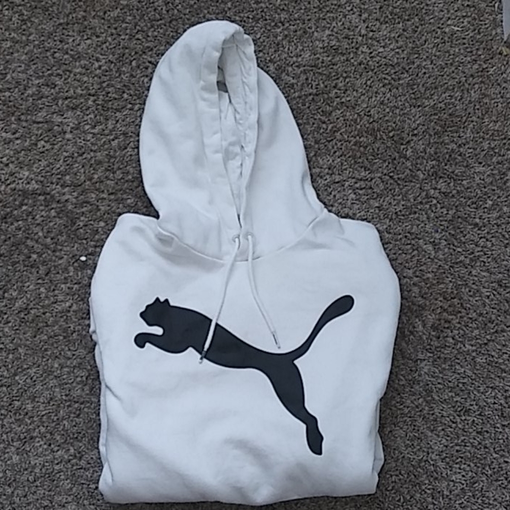 White puma sweater